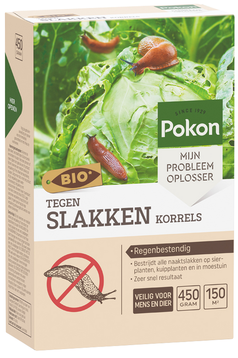 Korrels tegen slakken 450gr BIO - Pokon