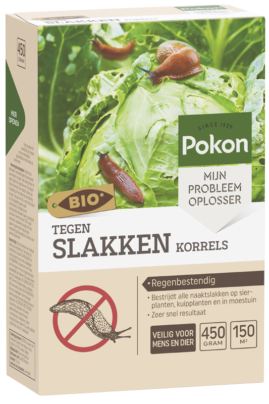 Korrels tegen slakken 450gr BIO - Pokon