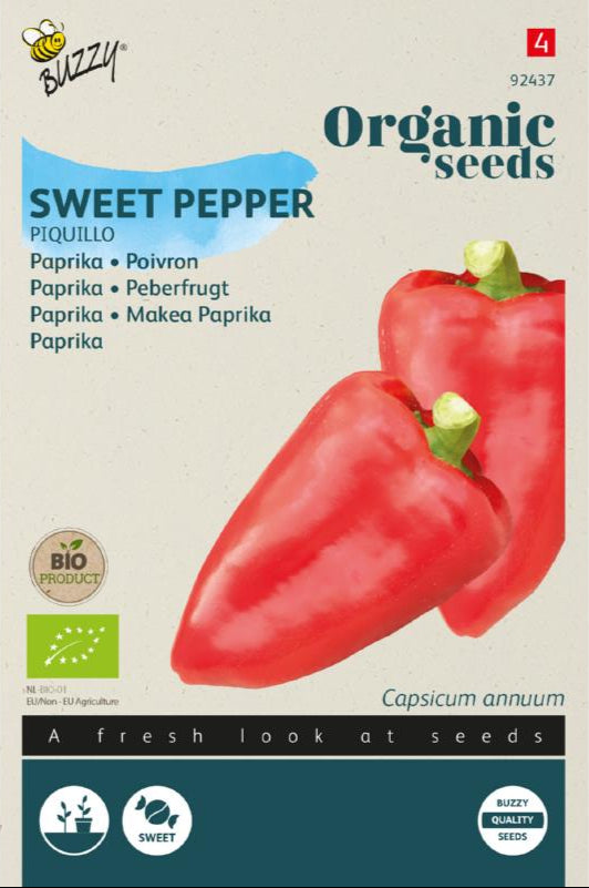 Paprika Piquillo zaden BIO