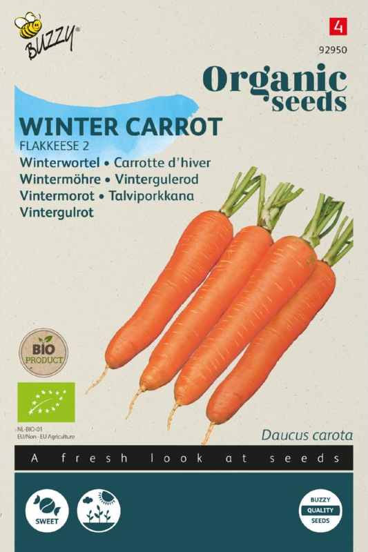 Winterwortel Flakkeese 2 zaden BIO