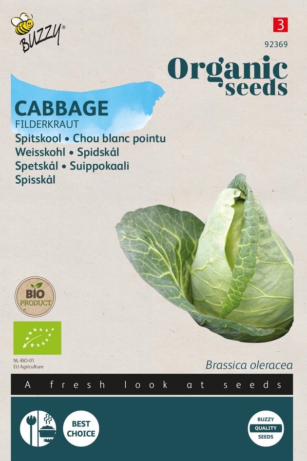 Spitskool Filderkraut zaden BIO