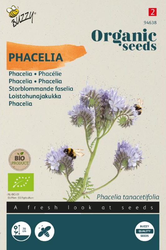 Phacelia (Bijenvoer) zaden BIO