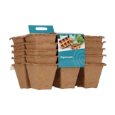 Biologische Potjes 6x6cm (5 strips à 6 stuks)