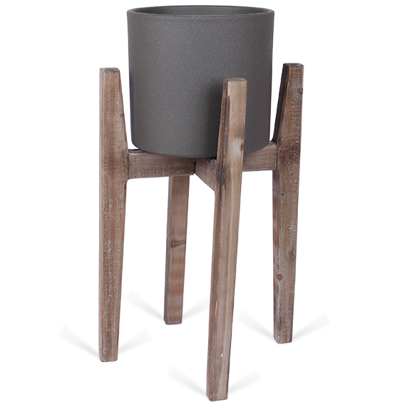 Ascot Hout (48cm) & Era (23cm) Antraciet