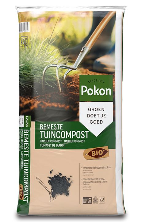 Bemeste tuincompost (20 l) - Pokon Bio MPS