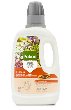 Terras & balkonplanten- voeding (500 ml) - Pokon Bio