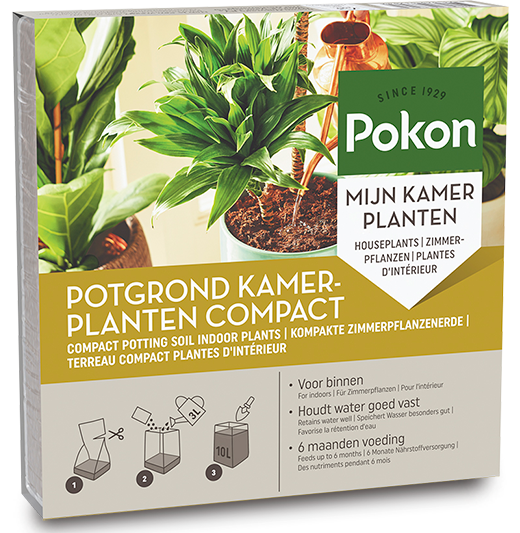 Compacte kamerplanten potgrond (10L) - Pokon